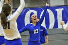 Volleyball vs Emerson  Wheaton College Women's Volleyball vs Emerson College. - Photo by Keith Nordstrom : Wheaton, Volleyball, VB2019